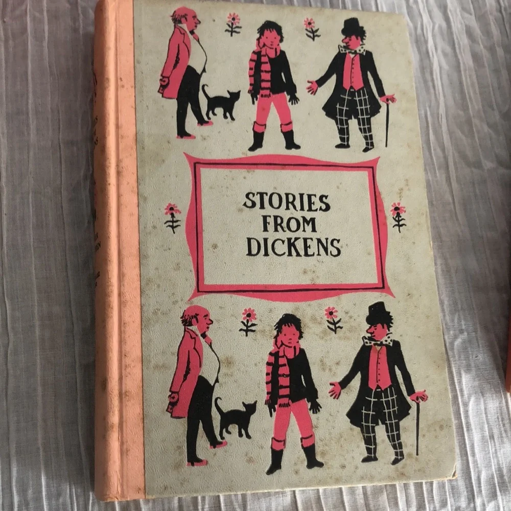 Vintage lot 3 CHARLES DICKENS hardcover childrens books-Gulliver's Travels